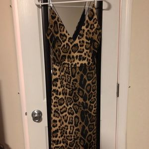 Very Sexy Leopard Print Body Conscious Dress